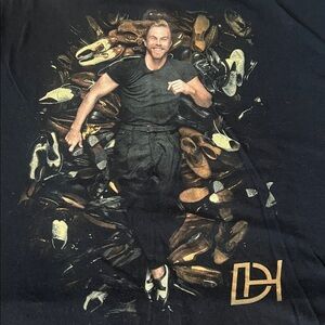 Derek Hough Graphic TShirt Black Size XL